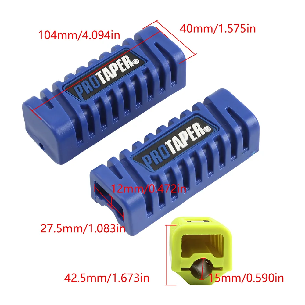 universal motorcycle pro footrest rubber
